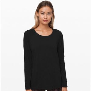 Lulu lemon long sleeve pima cotton top